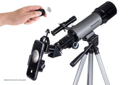 Celestron Travel Scope 60 DX with backpack, portable telescope for astronomy, featuring a compact design and adjustable tripod.