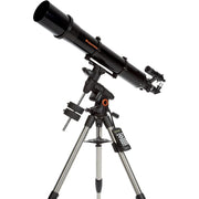 Celestron Advanced VX 6-inch refractor telescope with mount and tripod for astronomical observation.