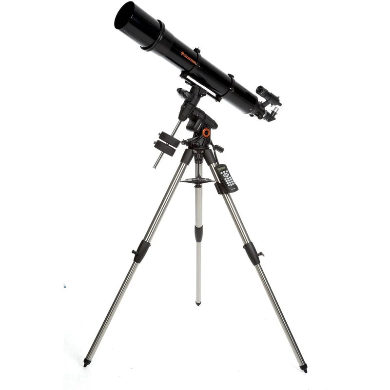 Celestron Advanced VX 6-inch refractor telescope with mount and optical tube, ideal for astronomy and stargazing.