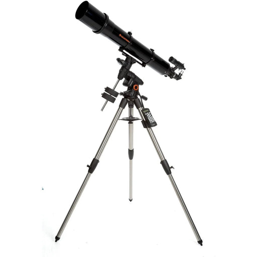 Celestron Advanced VX 6-inch refractor telescope with mount and optical tube, ideal for astronomy and stargazing.
