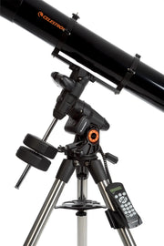 Celestron Advanced VX 6-inch refractor telescope with mount and tripod for astrophotography and astronomical observation.