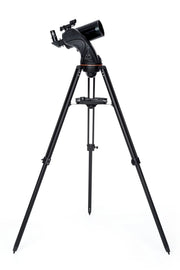Celestron AstroFi 102 Wi-Fi Maksutov telescope with optical tube and mount, designed for astrophotography and stargazing.