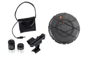 Celestron AstroFi 130 Wi-Fi Newtonian reflector telescope with adjustable mount and optical tube for stargazing and astronomy.