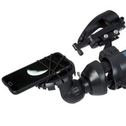 Celestron Inspire 100AZ refractor telescope with aluminum tripod and adjustable mount, ideal for beginner astronomy enthusiasts.