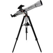 Celestron StarSense Explorer LT 80 refractor telescope with smartphone app integration for stargazing and astronomical viewing.