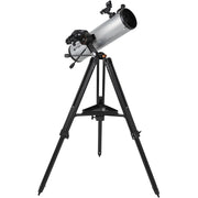 Celestron Starsense Explorer DX 130AZ reflector telescope with smartphone app, Newtonian design for stargazing and astronomy.