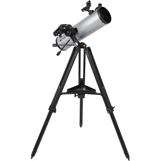 Celestron Starsense Explorer DX 130AZ reflector telescope with smartphone app, Newtonian design for stargazing and astronomy.