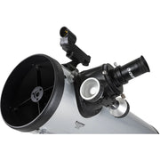 Celestron Starsense Explorer DX 130AZ reflector telescope with smartphone app compatibility, Newtonian design, and adjustable mount.