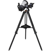 Celestron Starsense Explorer DX 5-inch SCT refractor telescope with smartphone app, showcasing the optical tube and mount.
