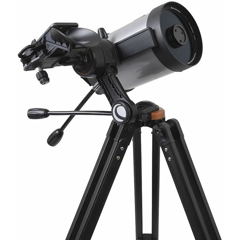 Celestron Starsense Explorer DX 5-inch SCT refractor telescope with smartphone app compatibility for stargazing and astronomical observation.