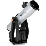 Celestron StarSense Explorer 8-inch Dobsonian telescope with smartphone app for easy stargazing and celestial object viewing.