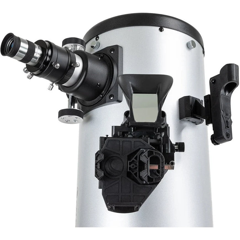 Celestron StarSense Explorer 8-inch Dobsonian telescope with smartphone app for easy stargazing and astronomical observations.