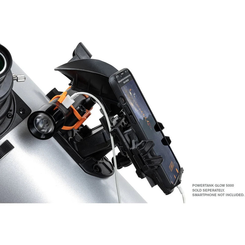 Celestron StarSense Explorer 8-inch Dobsonian telescope with smartphone app for easy stargazing and astronomical observations.