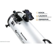 Celestron StarSense Explorer 10-inch Dobsonian telescope with smartphone app for star tracking and celestial viewing.