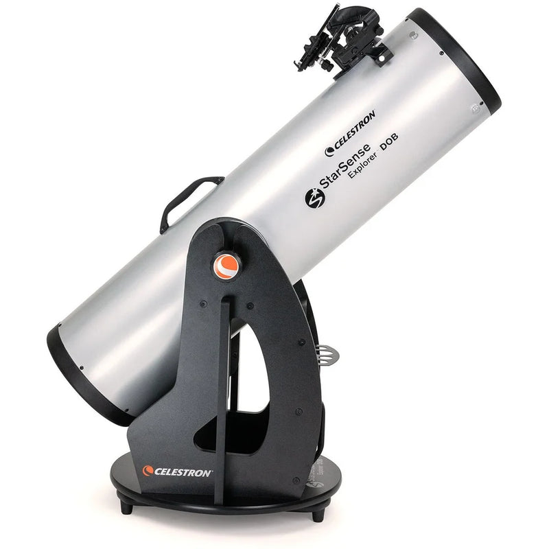 Celestron StarSense Explorer 10-inch Dobsonian telescope with smartphone app for easy stargazing and astronomical observation.