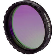 Celestron UHC/LPR 1.25-inch astrophotography filter for enhancing deep-sky observations and reducing light pollution.