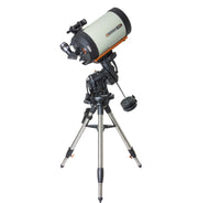 Celestron CGX 1100 EdgeHD Schmidt-Cassegrain reflector telescope set up for astronomical viewing.