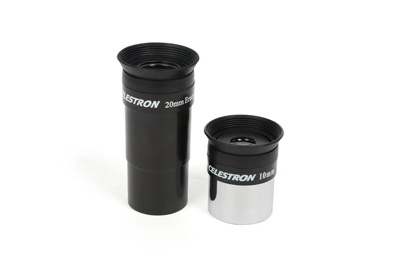 Celestron AstroMaster 114EQ Newtonian telescope with optical tube and equatorial mount for astronomy viewing