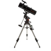 Celestron Advanced VX 6-inch Newtonian reflector telescope set up for stargazing, with mount and optical tube.