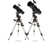 Celestron Advanced VX 6-inch Newtonian reflector telescope with mount and optical tube, suitable for astronomical observation.