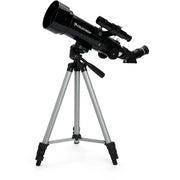 Celestron Travel Scope 70 with backpack, portable telescope and accessories for outdoor stargazing and astronomy adventures.