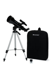Celestron Travel Scope 70 telescope with carrying backpack, compact portable optical accessories for stargazing and astronomy.