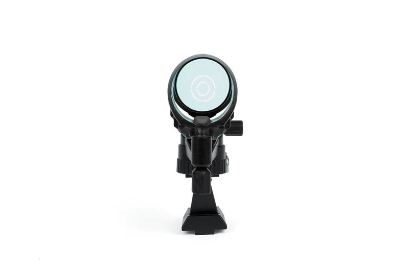 Celestron StarPointer Pro Finderscope with adjustable mounting bracket for telescope navigation and precise aiming.