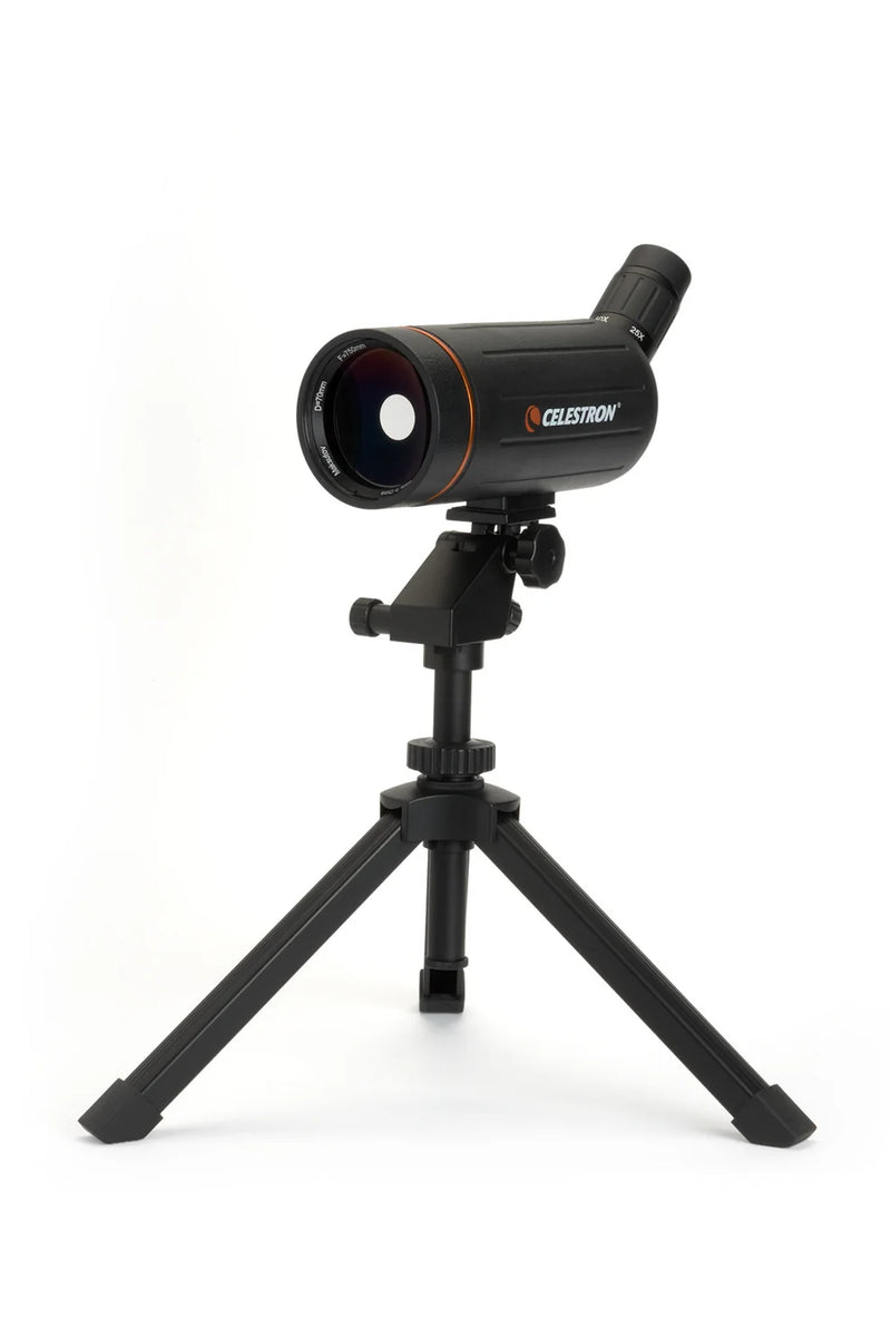 Celestron C70 Mini Maksutov Cassegrain spotting scope with compact design and adjustable eyepiece for outdoor astronomy viewing