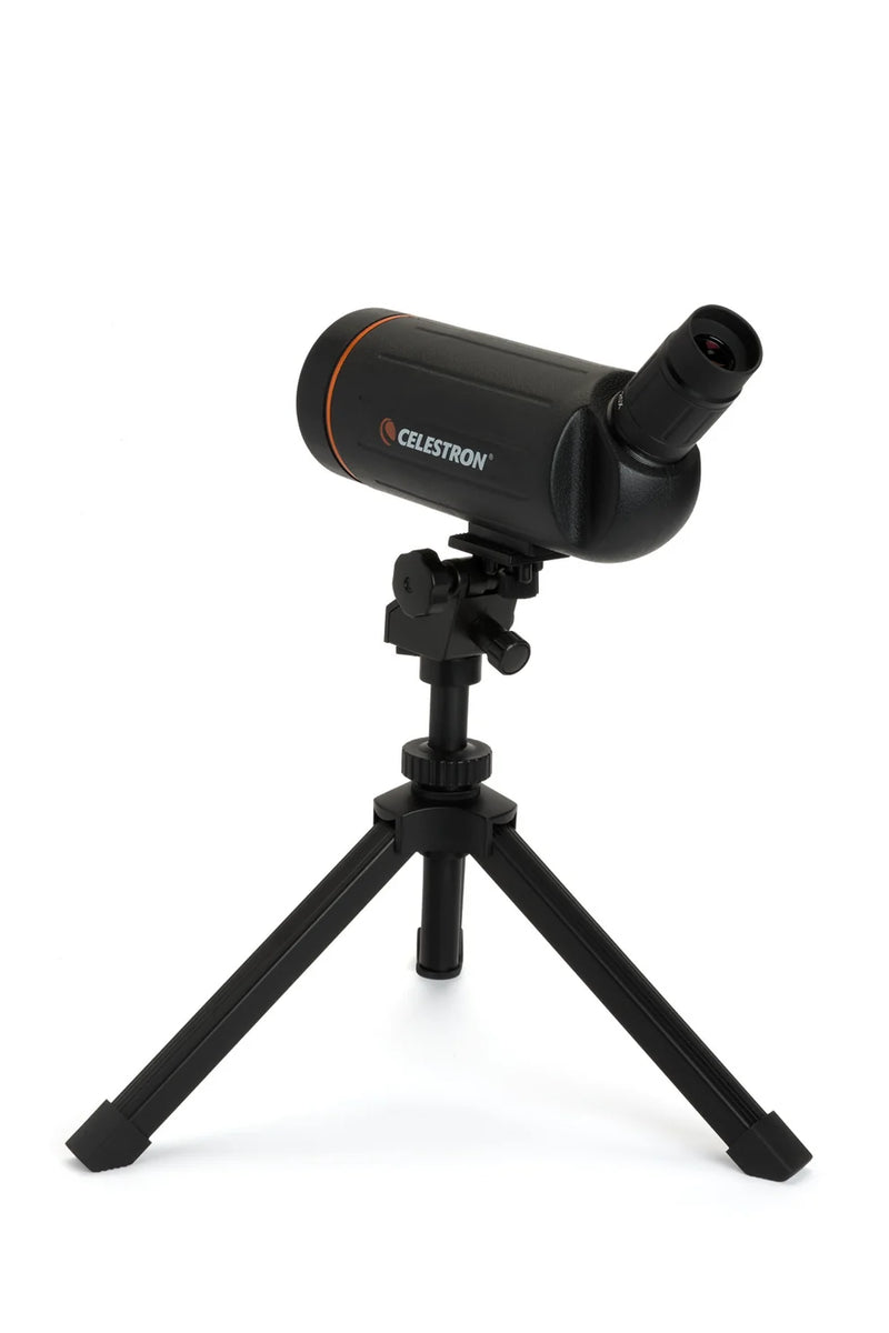 Celestron C70 Mini Maksutov Cassegrain spotting scope with compact design and adjustable eyepiece for outdoor astronomy viewing