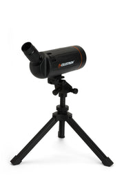 Celestron C70 Mini Maksutov Cassegrain spotting scope with adjustable eyepiece and compact design for outdoor viewing.