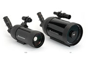 Celestron C90 Maksutov Cassegrain spotting scope with compact design and adjustable eyepiece for astronomy and nature observation.