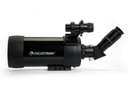 Celestron C90 Maksutov Cassegrain spotting scope with adjustable eyepiece and sturdy tripod for astronomical and terrestrial viewing.