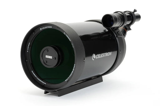 Celestron C5 SCT spotting scope with adjustable eyepiece and tripod mount, designed for detailed terrestrial and astronomical viewing.
