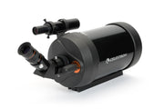 Celestron C5 SCT spotting scope with adjustable eyepiece and sturdy tripod for detailed outdoor viewing.