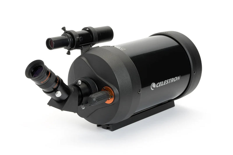 Celestron C5 SCT spotting scope with adjustable eyepiece and sturdy tripod for detailed outdoor viewing.