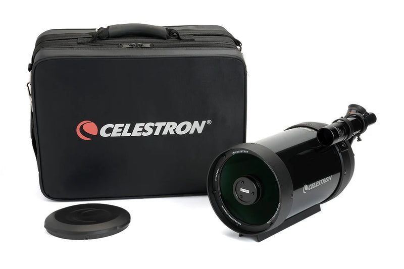 Celestron C5 SCT spotting scope with adjustable eyepiece and tripod mount for detailed outdoor viewing.