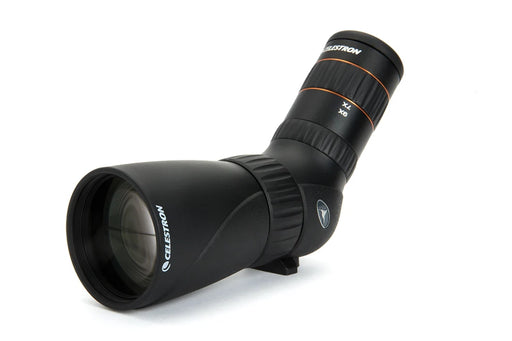 Celestron Hummingbird 9-27x56 ED zoom spotting scope with compact design and adjustable magnification for birdwatching and nature viewing.