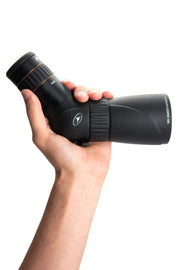 Celestron Hummingbird 9-27x56 Micro Spotting Scope with adjustable zoom and large eyepiece for birdwatching and nature observation.
