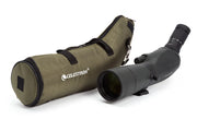 Celestron TrailSeeker 65mm angled zoom spotting scope with 45-degree eyepiece, outdoor viewing and wildlife observation