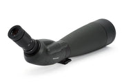 Celestron TrailSeeker 100mm angled spotting scope with 45-degree zoom eyepiece, outdoor wildlife observation equipment.