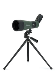 Celestron LandScout 12-36x60 binoculars with table-top tripod and smartphone adapter for versatile outdoor viewing.
