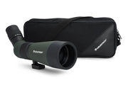 Celestron LandScout 12-36x60 binoculars with table-top tripod and smartphone adapter for versatile outdoor viewing and photography.