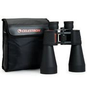 Celestron SkyMaster 12x60 Porro binoculars with large objective lenses and ergonomic design for enhanced stargazing and outdoor viewing.