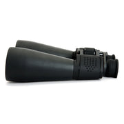 Celestron SkyMaster 25x70 Porro binoculars with large objective lenses and sturdy design for astronomical and nature viewing.
