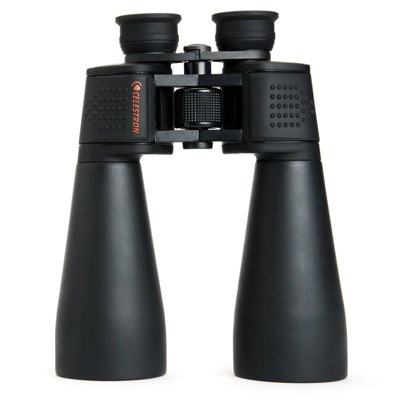 Celestron SkyMaster 25x70 Porro binoculars with large objective lenses and ergonomic design, ideal for astronomical and outdoor viewing.