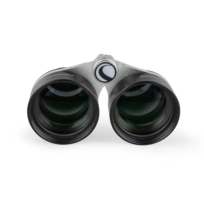 Celestron SkyMaster Gemini 2x40mm binoculars with ultra-wide field of view, black body and textured grip for enhanced viewing.
