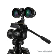 Celestron SkyMaster Gemini 2x40 Ultra Wide-Field Binoculars showing large eyepieces and wide view for stargazing and nature observation.