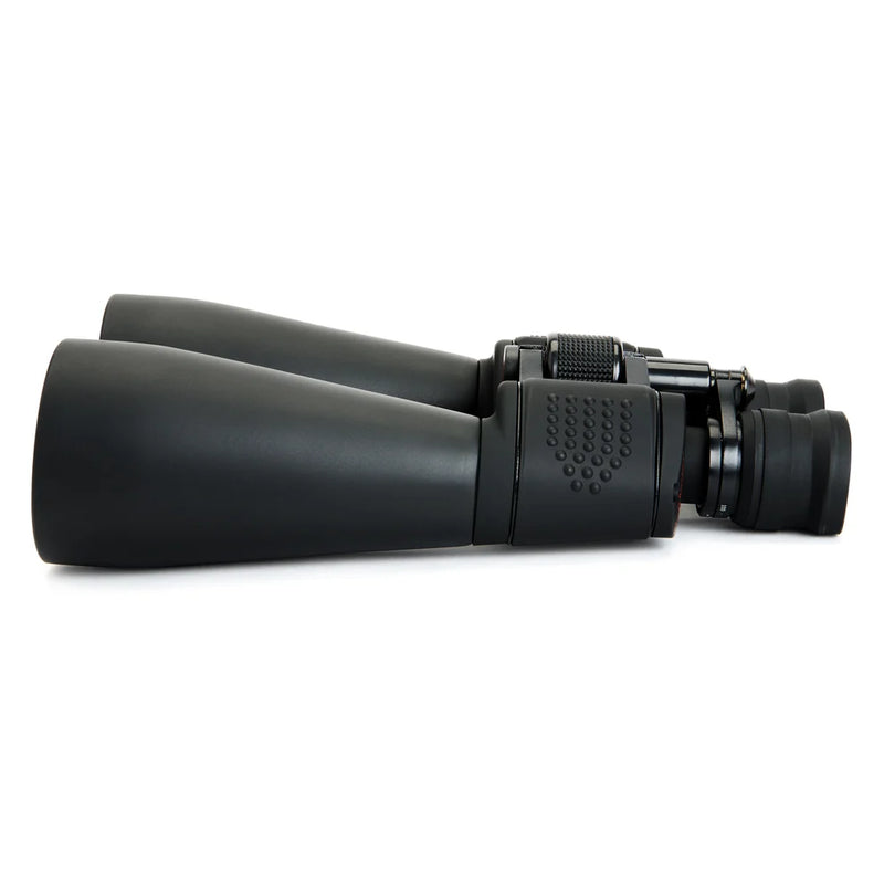 Celestron SkyMaster 15x-35x70 zoom porro binoculars with large objective lenses and adjustable zoom for outdoor viewing.