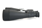 Celestron SkyMaster 20x80 Porro binoculars shown from the side, featuring large objective lenses and durable body for stargazing.