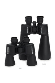 Celestron Cometron 7x50 Porro binoculars with large lenses and rugged design, ideal for stargazing and outdoor viewing.